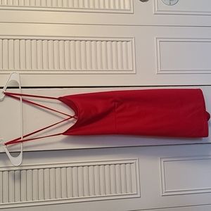 Cross strappy back bodycon dress